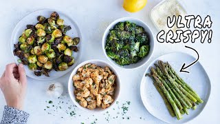 4 EASY Air Fryer Veggie Recipes Ready in Under 15 Minutes [upl. by Eladnek]