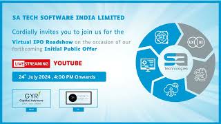 IPO MEET  SA Tech Software India Limited [upl. by Joaquin]