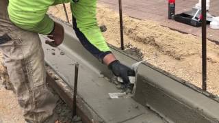 Treenet Inlet Kerb Mould and Faceplate Installation [upl. by Devaney]