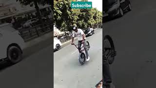 Dont rider🚲 power sapera 👀🦅cycle 🚲stand stunt status reels ampkitok 👍🛑viral video [upl. by Wiersma]