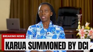 Panic amp Tension as Ruto Sends DCI to Summoned Martha Karua [upl. by Jaynell]