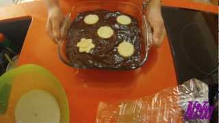 TARTA DE GALLETAS  con natilla y chocolate sin azúcar [upl. by Paik]