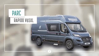 Fourgon avec lit pavillon et lit transversal  le Rapido V65XL [upl. by Ynnelg]