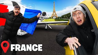 DRIVING vs FLYING Race To France [upl. by Akienom374]