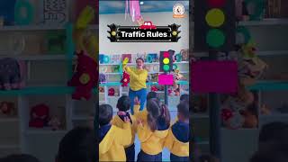 Traffic Light Awareness  Education Beyond Books  Pre Primary Learning  Riya International School [upl. by Ailen]