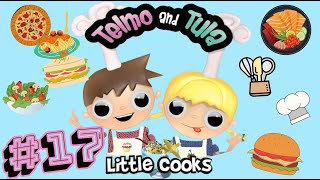 Telmo amp Tula Little Cooks Yummy Crepes [upl. by Ollehto]