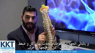 القرص المنفتق و جلسات كي كي تي ، كيفية العلاج Herniated discs and KKT treatments how it works [upl. by Onavlis]