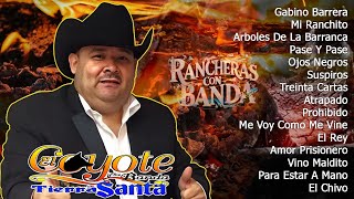 Puras Rancheras El Coyote Y Su Banda Tierra Santa  Mix Para Pistear  Gabino Barrera [upl. by Auburn]