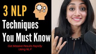 3 NLP Techniques You Must Know  NLP Training for Rapid Subconscious Change [upl. by Shanan]