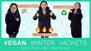 Vegan Winter Jackets  Noize Frank  Oak Save the Duck  First Impression and Review [upl. by Nedap]