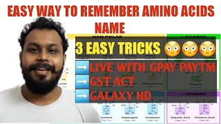 How to remember Amino Acids Names in English  Easy Tricks to Memorise Amino Acids [upl. by Surbeck]