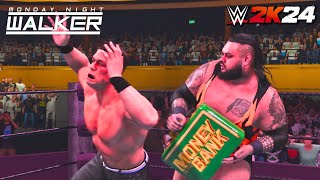 BRONSON REED CASHES IN MONEY IN THE BANK WWE 2K24 UNIVERSE MODE [upl. by Barolet]