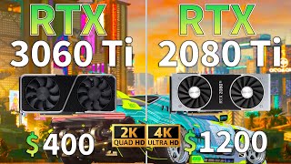 RTX 3060 Ti vs RTX 2080 Ti  1440p amp 4K 8 Games Test [upl. by Drol123]