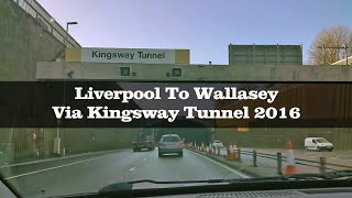 Ride through the Kingsway Tunnel to Wallasey Wallasey Tunnel from Liverpool [upl. by Dent]