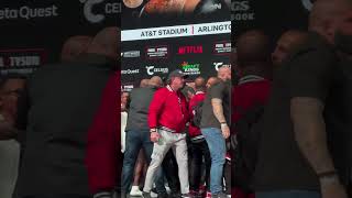 Mike Tyson Slaps Jake Paul during their Weigh In [upl. by Au]