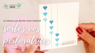 Avec VOS PETITES PERFORATRICES  De MAGNIFIQUES CARTES avec PEU DE MATÉRIEL 🤗 [upl. by Ettezzil194]