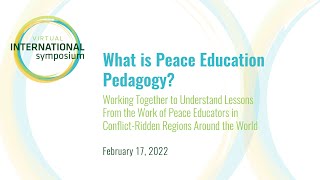 What is Peace Education Pedagogy [upl. by Michele]