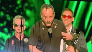 Dave Matthews Band acceptance speech Rock and Roll Hall of Fame Induction Ceremony 10192024 [upl. by Nolrac]