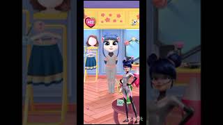 Multimouse marinette makeover by my angela mytalkingangela2 cosplay shortvideo youtubeshorts [upl. by Dralliw221]