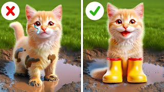 Awesome Kitten Boots 😻 Best Funny Cat Videos And hacks for Pet Owners [upl. by Buderus761]