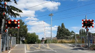 Chesterton Level Crossing Cambridgeshire [upl. by Sesiom]