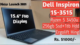 Dell Inspiron 15 3515 2021 Ryzen 5 3450u8gbRam256gbSsd1tbHdd 156Fhd Amd Vega 8 Win10office [upl. by Yeldarb]