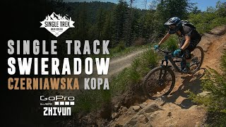 Świeradów  Czerniawska Kopa  Góry Izerskie Single Track Świeradów  Enduro MTB DH TRASA [upl. by Fahland]