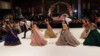 BEST INDIAN BOLLYWOOD WEDDING RECEPTION DANCE 2018 [upl. by Yeleek]