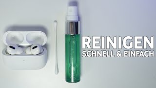 AirPods REINIGEN amp SAUBER Machen  Deutsch [upl. by Richard]