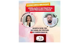 CONCURSO BRUSQUE LEGISLAÇÃO E MATEMÁTICA [upl. by Rosabel]