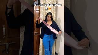 Bride to be 🥰 bridetobe bride masti party wedding lovemarriage [upl. by Cassie711]