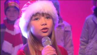 Britains Got Talent star Connie Talbot sings a Xmas song live on GMTV [upl. by Ocsisnarf]