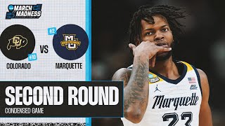 Marquette vs Colorado  Second Round NCAA tournament extended highlights [upl. by Leler]