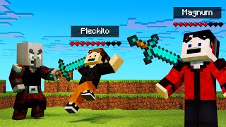 SI ATACAN A PLECH ME ATACAN A MI 😱🤣  Minecraft [upl. by Melina]