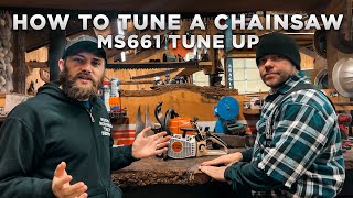 Tuning up my Stihl MS661  How to Tune a Chainsaw [upl. by Eniledam856]