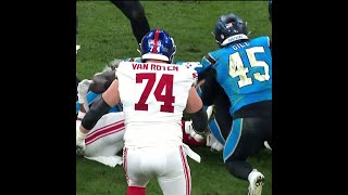 Josey Jewell with a Fumble Recovery vs New York Giants [upl. by Balkin]