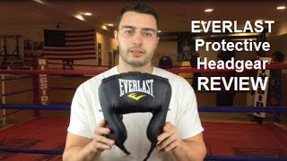 Everlast Protective Boxing Headgear Review by ratethisgear [upl. by Vivien943]