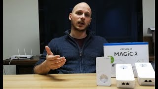 Devolo Magic 2 powerline unboxing amp handson  Myphonegr [upl. by Ahseyd514]