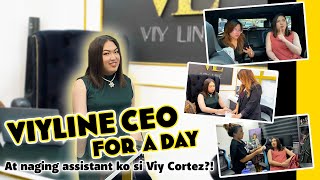 ViyLine CEO for a Day  NAGING INSTANT ASSISTANT KO SI VIY CORTEZ HAHAHA [upl. by Ddet]