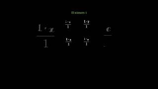 Matemáticas fácil explicación rápida El uno esta con todos matematicabasica matematicas numeros [upl. by Jade]