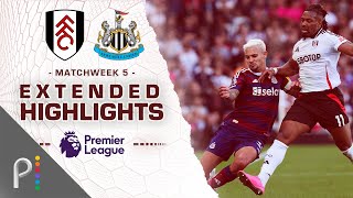 Fulham v Newcastle United  PREMIER LEAGUE HIGHLIGHTS  9212024  NBC Sports [upl. by Norag]