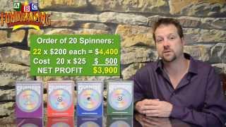 ABC Fundraising®  Spinners® Fundraiser  Up To 97 Profit [upl. by Bills]