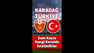 Karadağ  Türkiye Maçı Ne Zaman  Hangi Kanalda  Avrupa Elemeleri G Grubu Son Gelişmeler [upl. by Ahsieka142]