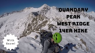 Colorado 14ers Quandary Peak West Ridge Virtual Hike Trail Guide [upl. by Cyler]