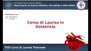 Sessione di Tesi di Laurea in Ostetricia 02042019 [upl. by Ecaj]