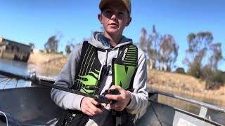 Yarrawonga weir 2 day camping trip caught big fish [upl. by Ytirehc187]