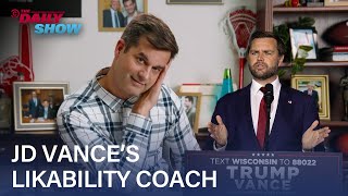 Meet JD Vance’s Likability Coach Nathaniel Gordon  The Daily Show [upl. by Duaner]