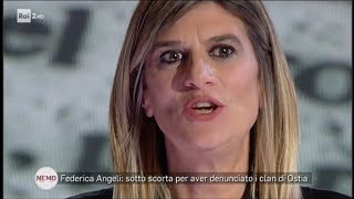 La giornalista sotto scorta Federica Angeli sui clan di Ostia  Nemo  Nessuno Escluso 09112017 [upl. by Ztnahc561]