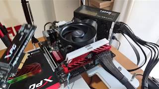 Overclock en CPU y Memorias con Ryzen 5 2400G en ASRock AB350 Gaming ITXac [upl. by Nnaarat]