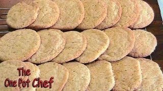 Snickerdoodles Cookies  One Pot Chef [upl. by Mulligan558]